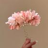 Hair Stick Artificial Flower Decor Easy to Wear Bun Hair Organizer