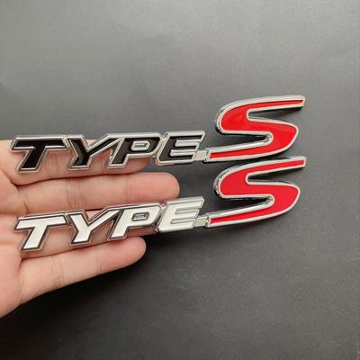 3D Metal Honda Type S Logo Emblem Sticker Car Trunk Badge Decal for Fit City Civic Accord - Customizable Vehicle Accessory DI3 6a