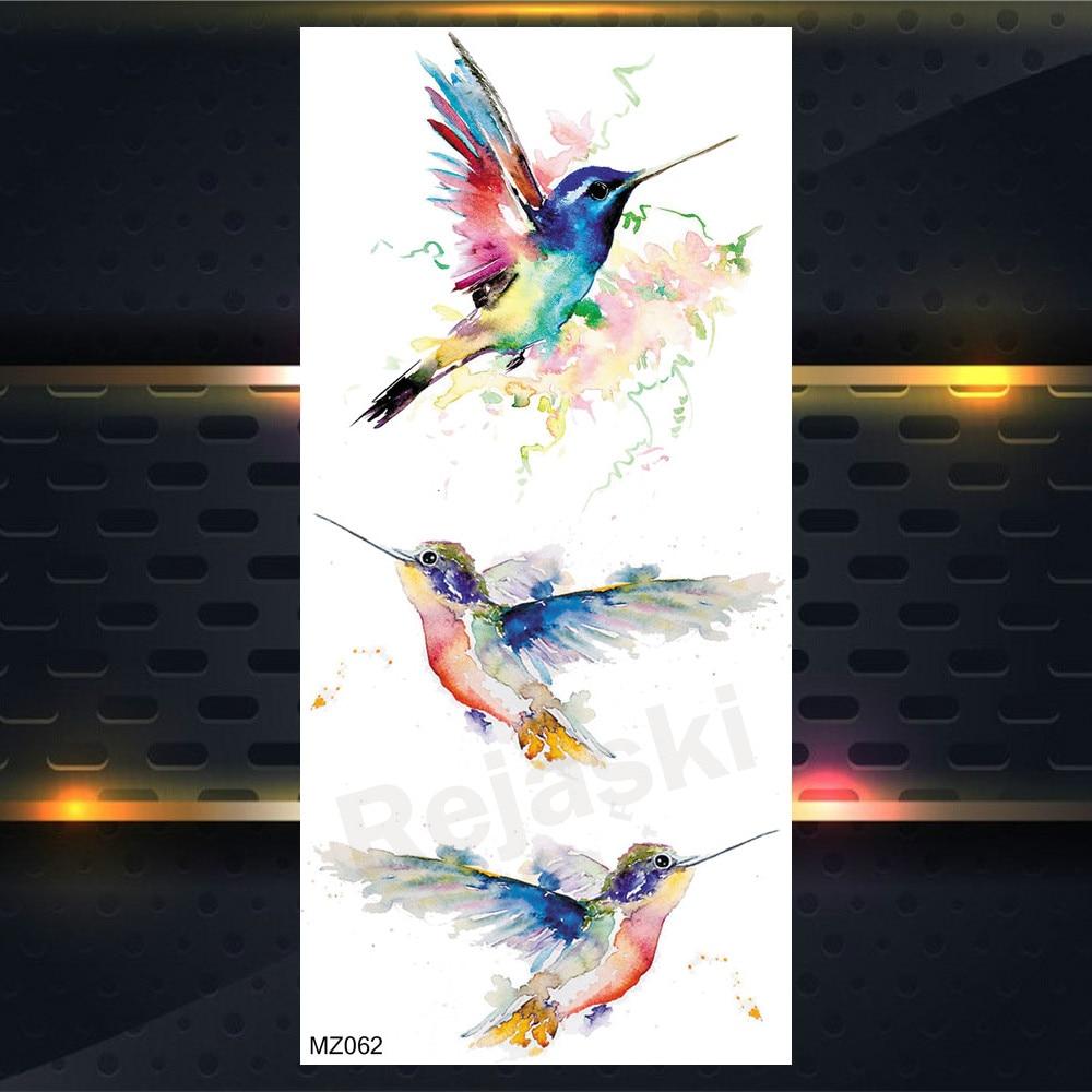 Adler Temporäre Tattoos für Männer Frauen Wolf Schwarz Tier Tattoo Tiger Wald Elch Geometrie Berg Fake Tatoo Skorpion Hände Arm