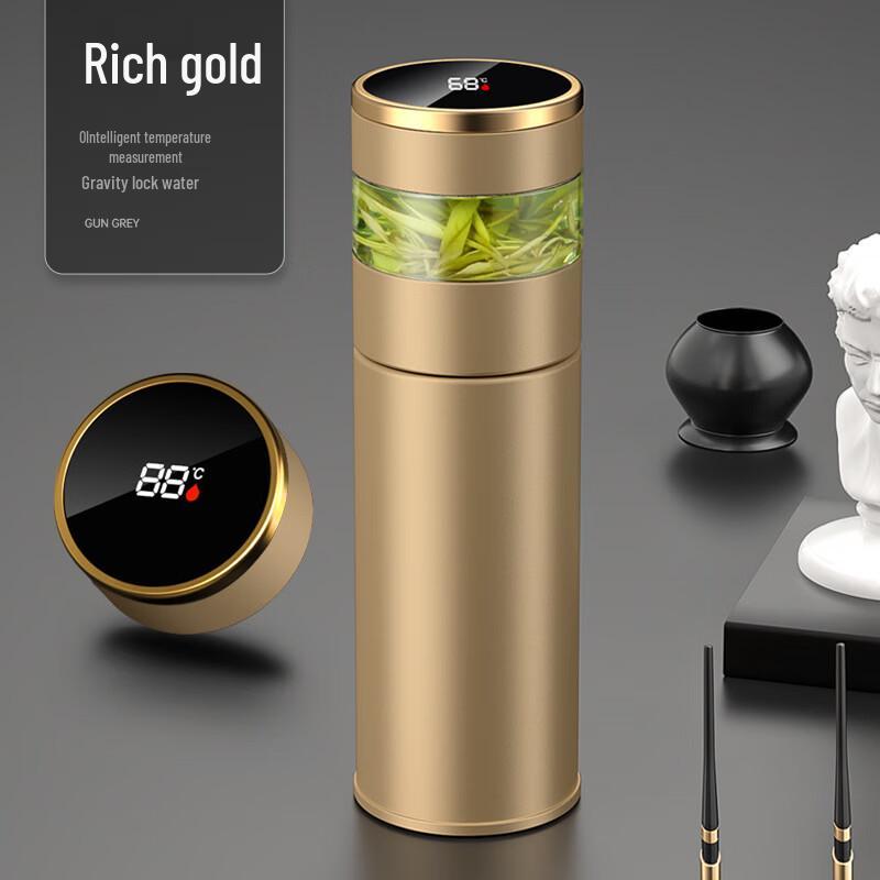Changqi Smart Temperature LED Display Tea Infuser Thermal Mug
