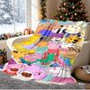 Cartoon animation Pattern Blanket for Home Decoration, Bed, Sofa, Car Travel, Camping, Suitable for All Seasons, Birthday Christmas Gift