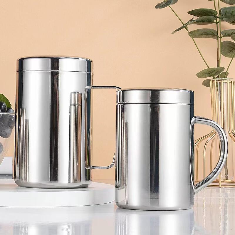 Shangqi 500ml Insulated Stainless Steel Kids Cup with Lid and Carry Strap