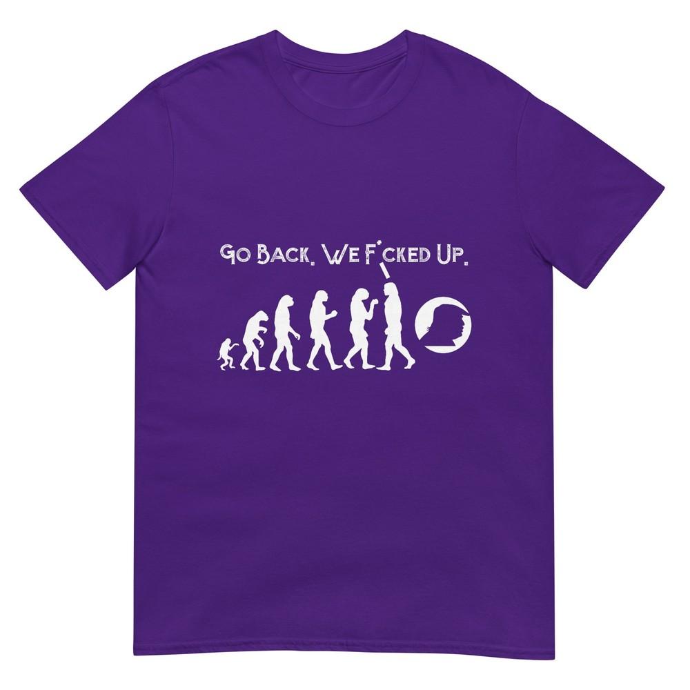 Funny Anti Trump TShirt Go Back Trump Evolution Tee TShirt