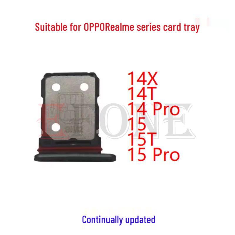 

Сумісний лоток для SIM-картки для OPPO Realme 14/14T/15/15T Pro 4G/5G 14X Black