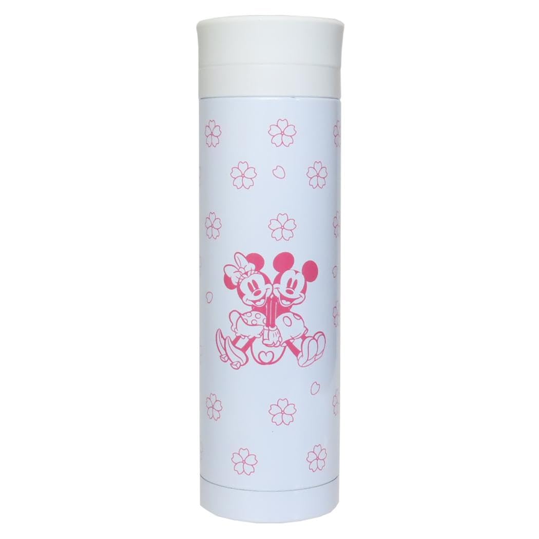 

Mickey Mouse Minnie Mouse Water Stainless Steel Bottle Pattern Disney & [Thermal Bottle] 300ml/Sakura