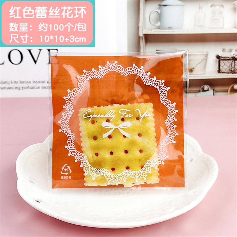 

100 шт. 10x10+3 см. Цветочный узор. Напечатанные пластиковые пакеты. Печенье. Закуски. Самоклеящаяся упаковка для свадебных подарочных пакетов. 10x10cm