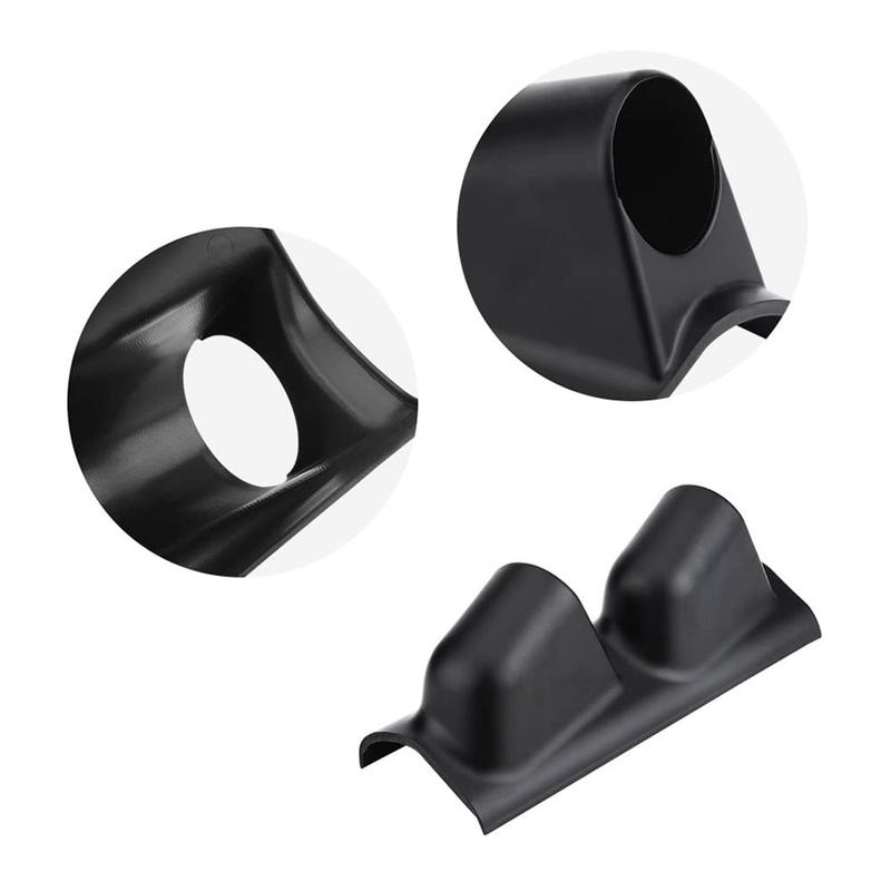 Authentic Universal 52Mm 2 Inch Meter Gauge Pillar Mount Pod Holder Bracket Cover For Car Auto Boat Motorcycle (Double Holes)