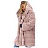 Womens Faux-Fur' Gilet Long Sleeve Waistcoat Body Warmer Jacket Coat Outwear