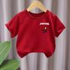 Summer Boys Fashion Casual T Shirt Spiderman Printed Children's O Neck Short Sleeve Tops Kids Outdoor Clothes Breathable Top New