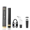 Air Pressure Bottle Opener Set Portable Corkscrew Wine Vacuum Stopper Pourer Foil Cutter Kit Kitchen Gadgets for Home1