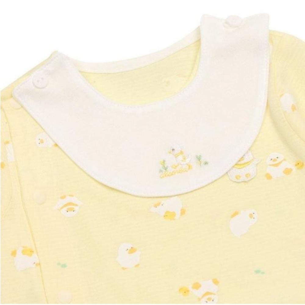 ABSORBA Baby Romper + Bib Set Cotton Modal Yellow  A1110616 