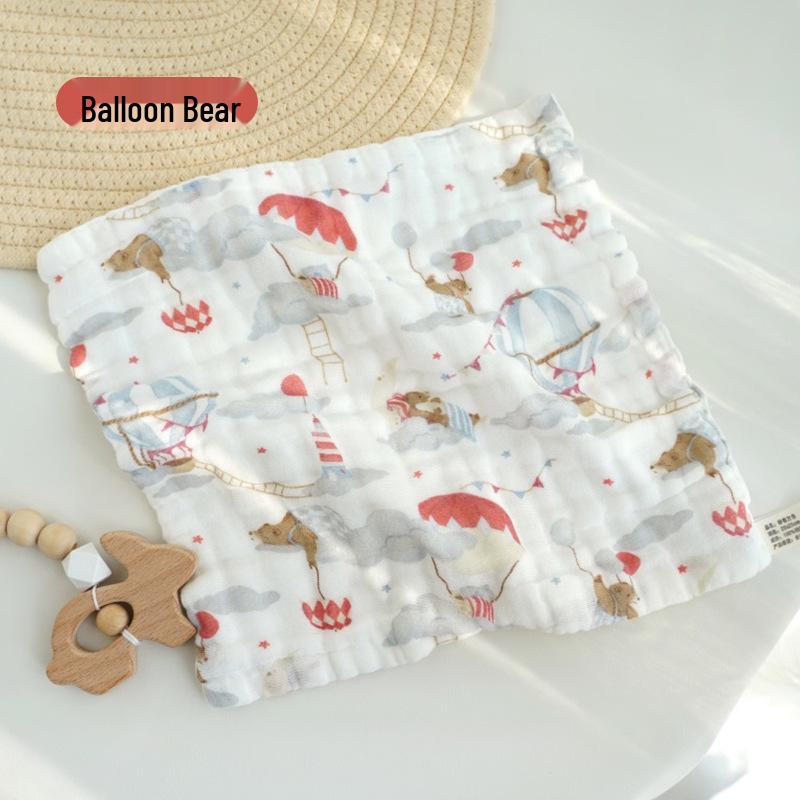 Summer Infant Face Wash & Bib: Six-Layer Gauze Baby Towel