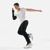 Li Ning Fitness Series Solid Color Straight Leg Moisture Wicking Quick Dry Knitted Sports Pants Men pants Black AKLU479-1