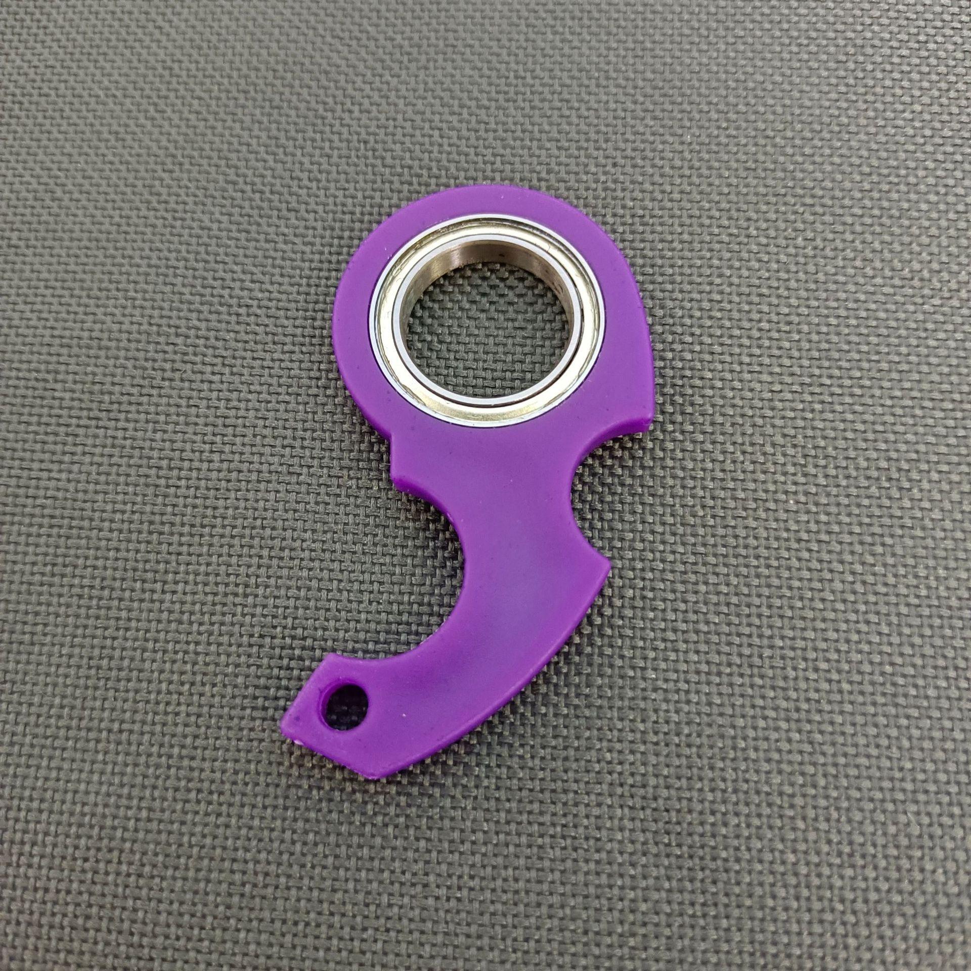 

Креативний брелок Spinner Тривога Полегшення стресу Непосидні іграшки Обертаються сріблясті брелоки Позбавте від нудьги Барвисті подарунки для вечірок