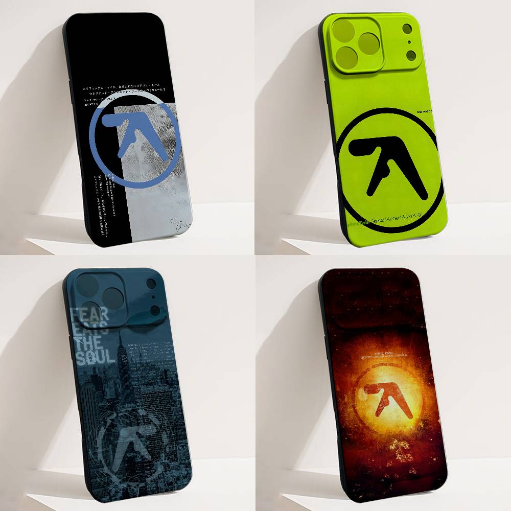 Aphex T-Twin IDM Acid Techno Phone Case For iPhone 17,16,15,14,13,12,11,X,XS,8,7,Pro,Max,Plus,E,SE4,Air,Mini Soft TPU Gift