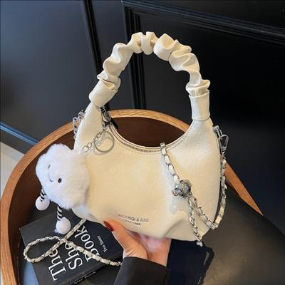 New Fashion Pleated Small Bag Women's Versatile Casual Shoulder Messenger Bag