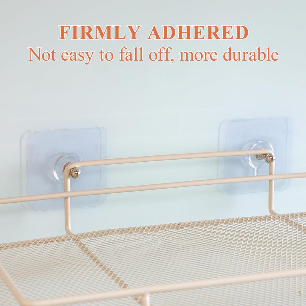 Amosfun Thumb Tacks, Leave-No-Make Wall Hooks, Strong Adhesive Hooks, No Drilling, No Damage To Walls, Removable, Screw-Free, Waterproof, Moisture-Pro