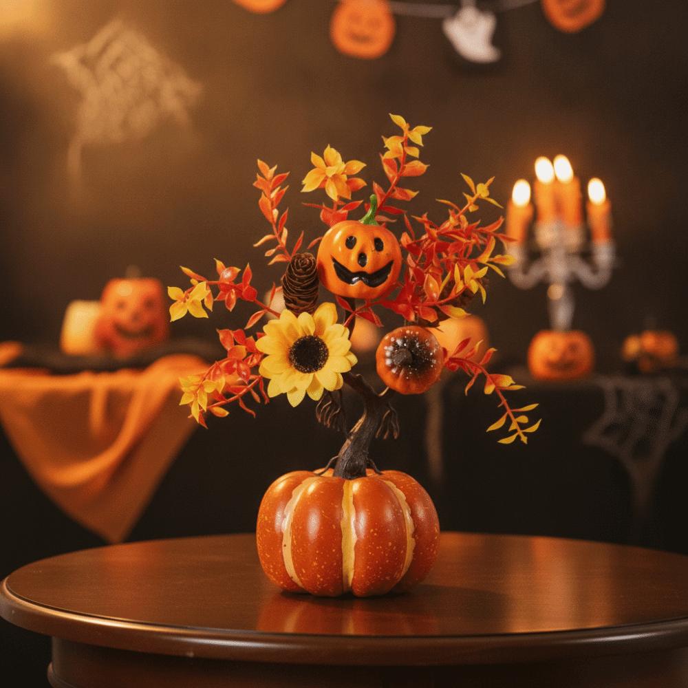Handmade Realistic Fall Pumpkin Decor DIY Artificial Pumpkin Bouquet  Halloween Party