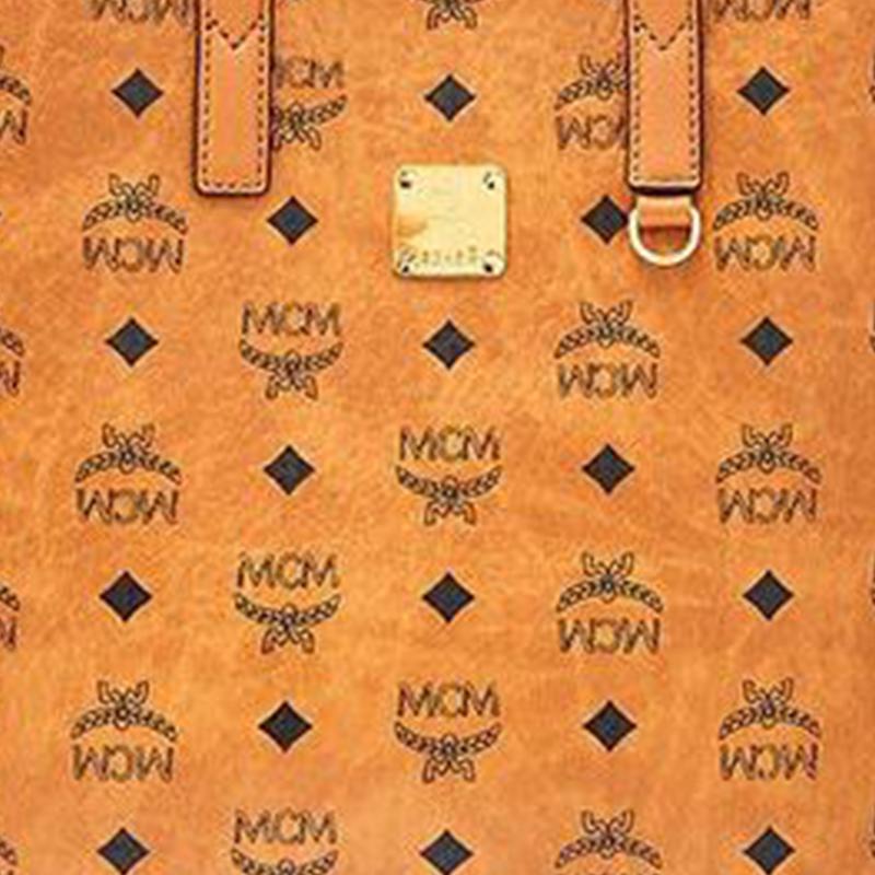 New MCM Visetos Coated Canvas Tote, One Shoulder Handbag, Men's Unisex MMTCSKC03CO001