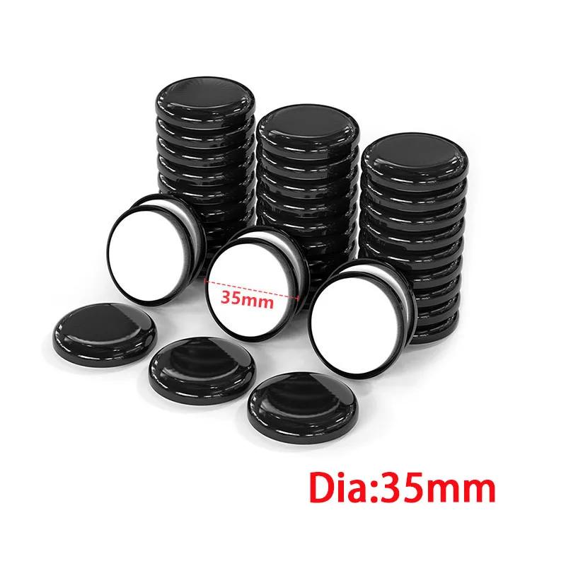 20Pcs Black PE Sliding Pad Self-Adhesive Mobile Sliding Pad Silent Wear-Resistant Furniture Table&Chair Foot Pad Protective