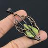 Stichtite Handmade Gemstone Pendant, 999 Copper Wire Wrapped Pendant Antique Jewelry, For Engagement Gift