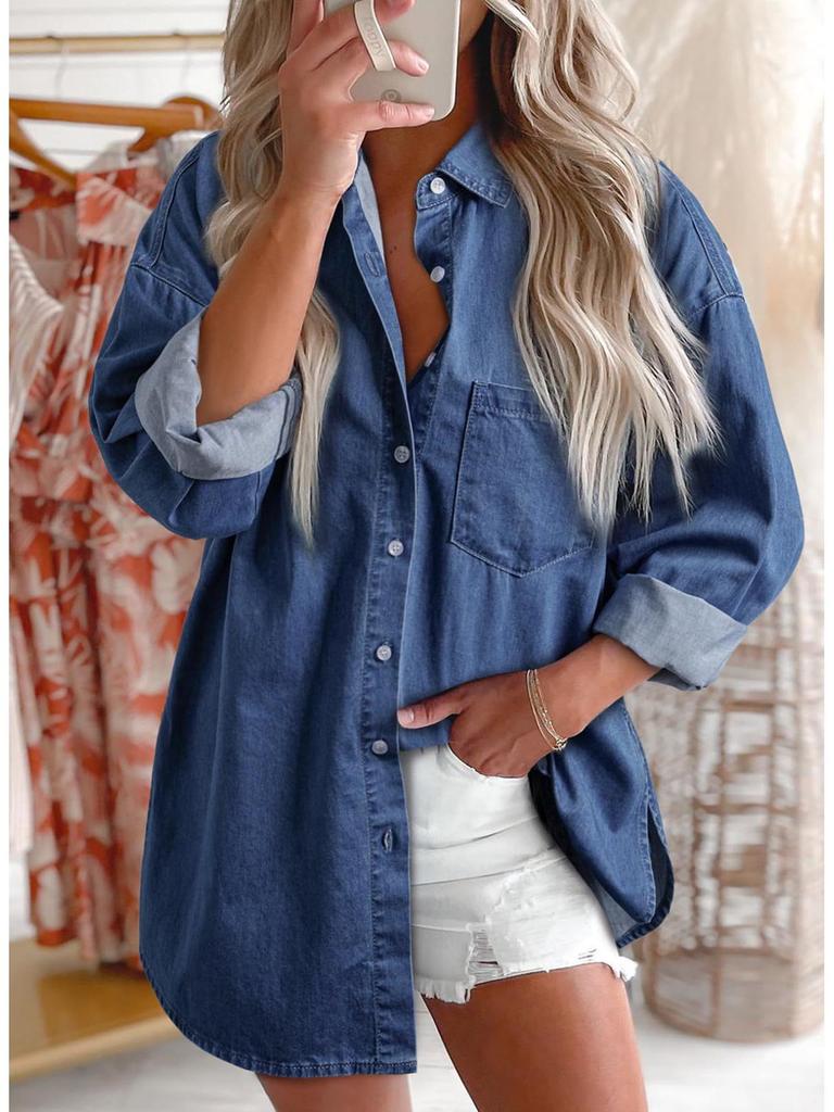 New European & American Spring/Autumn Women's Versatile Denim Jacket
