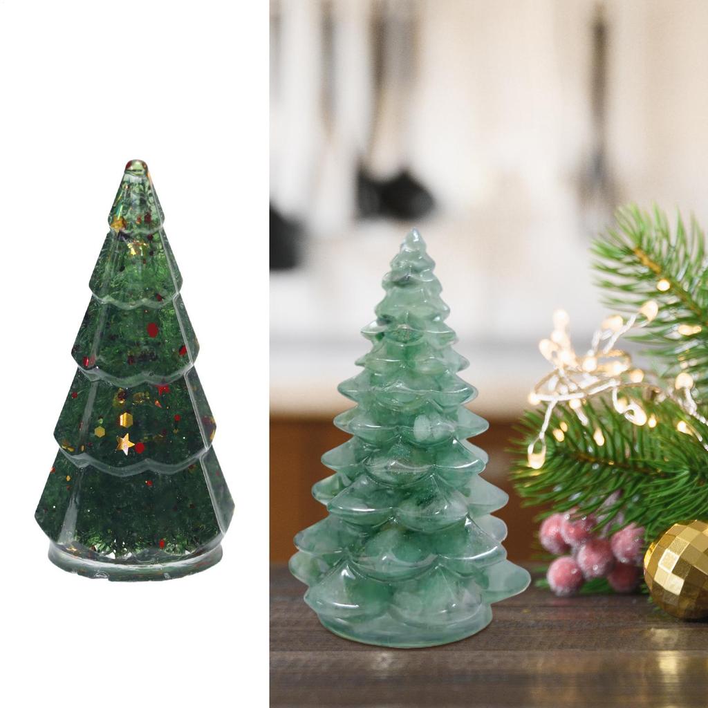 Tabletop Christmas Tree Fake Crystal Ornament Table Top Tree For Home Workplace Coffee Shop Apartment Bedside Living Room
