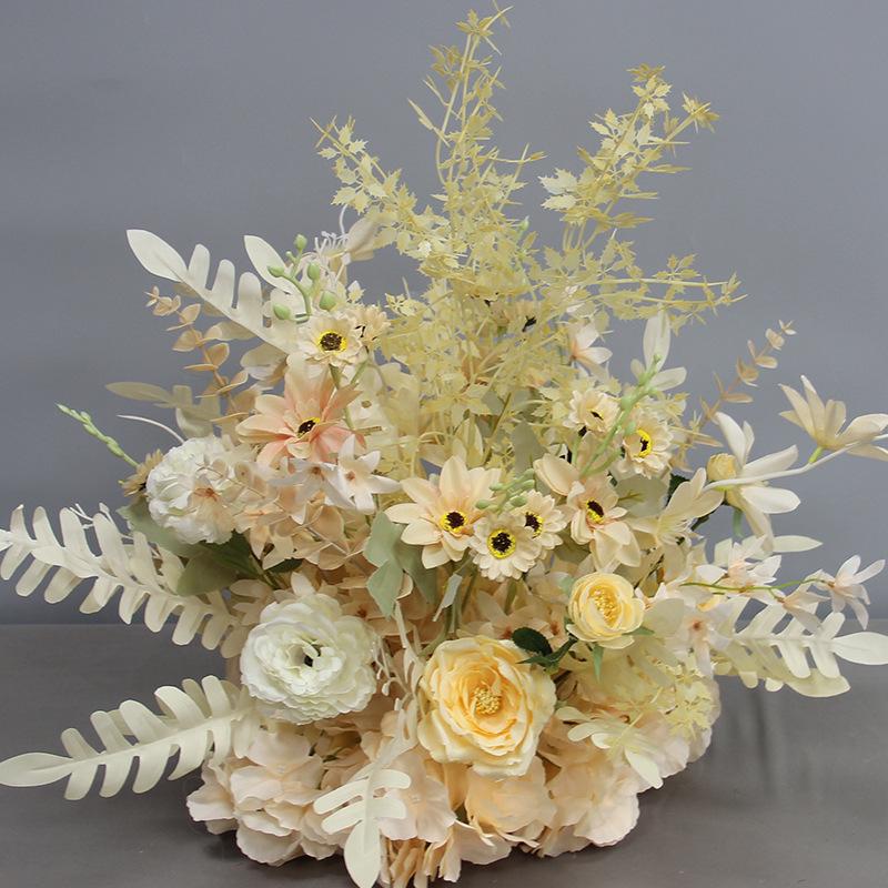 Artificial Wedding Aisle Flowers: Hotel Table Arrangements & Decorative Flower Balls for Stage and Welcome Area