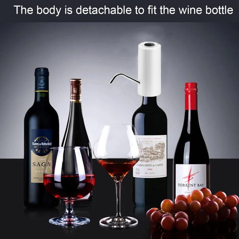 Electric Wine Aerator Dispenser One-touch Automatic Wine Decanter Pourer Wine Aeration Kitchen Bar Accessories for Family Party