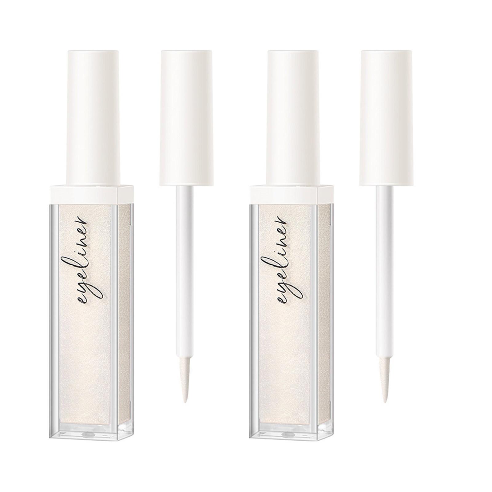 

2Pcs Waterproof Liquid Eyeliner Set, Metallic Glitter & Long-Lasting for Sparkly Eye Makeup and Parties One Size