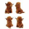 Maskotka pluszowa dla dzieci krowa szkocka pluszak higland cattles 25cm