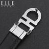 ELLE HOMME Men's Automatic Buckle Leather Belt