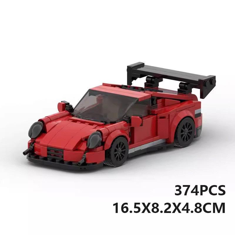 Racing Active Car Vehicle Speed Champion Racing Building Blocks Building Blocks Creative Garage Toy Boy Gift