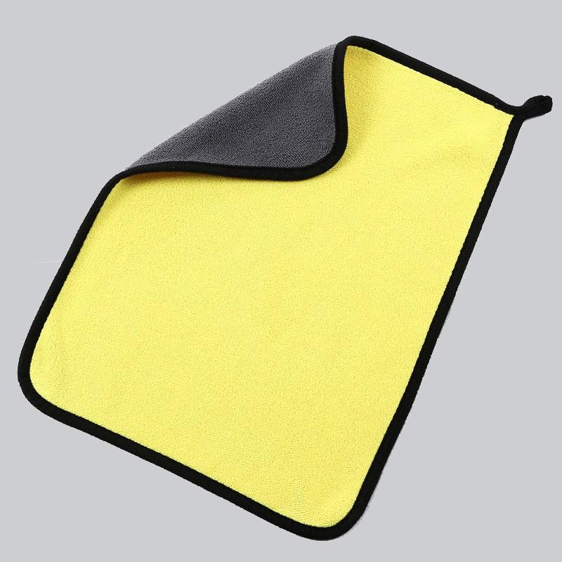 Thick Coral Fleece Double-Sided Car Wash Towel - High-Density, Absorbent Cleaning Cloth