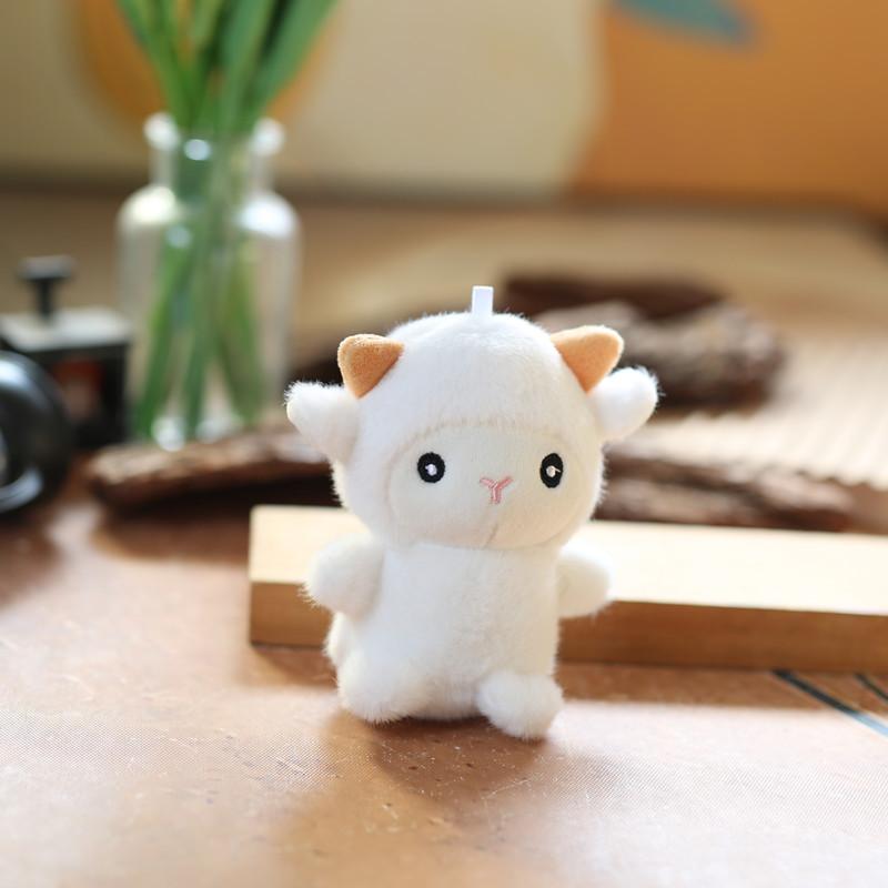 

Милый милый кулон Овен плюшевые игрушки куклы маленькая овечка сумка подвесные украшения брелок куклы 12 cm