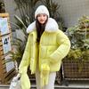 Winter new Korean version loose short cotton-padded clothes women's warm thickened hooded bread clothes cotton-padded jacket