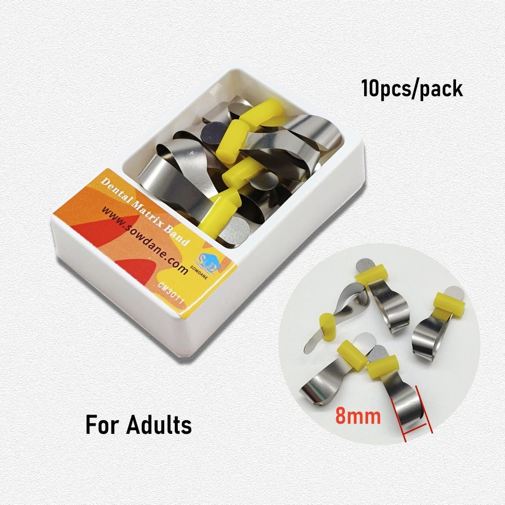 Dental Teeth Whitening Retainer Ring Metal Matrice Dental Bands Retainerless Automatrix Metal Matrices with Locker