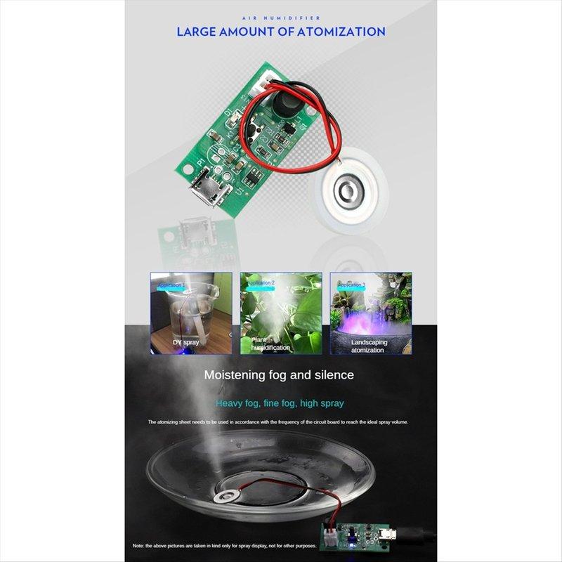 *A91P 8PCS Humidifier Ultrasonic Sheet 20mm Atomizer Membrane Plate Transducer Sheet Ultrasonic Humidifier Gasket Repair