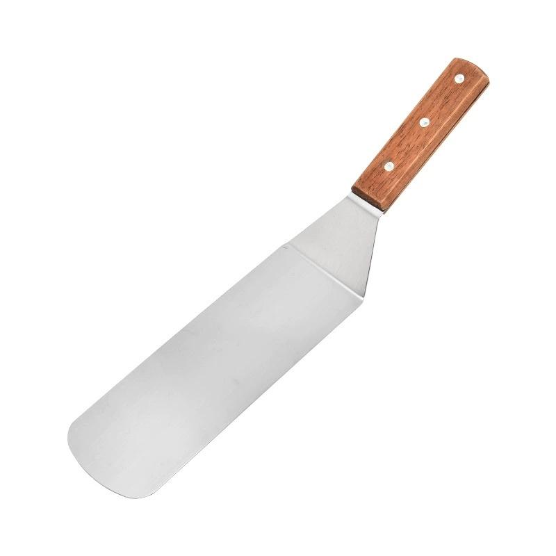 Stainless Steel Spatula And Grill Scraper Non Stick Durable Barbecue Cooking Tools Pizza Shovel Pancake Beef Bbq Utensils