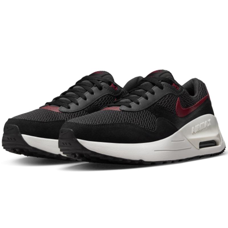 Nike Air Max Systm Schwarz Teamrot Sneaker Freizeitschuhe DM9537-003