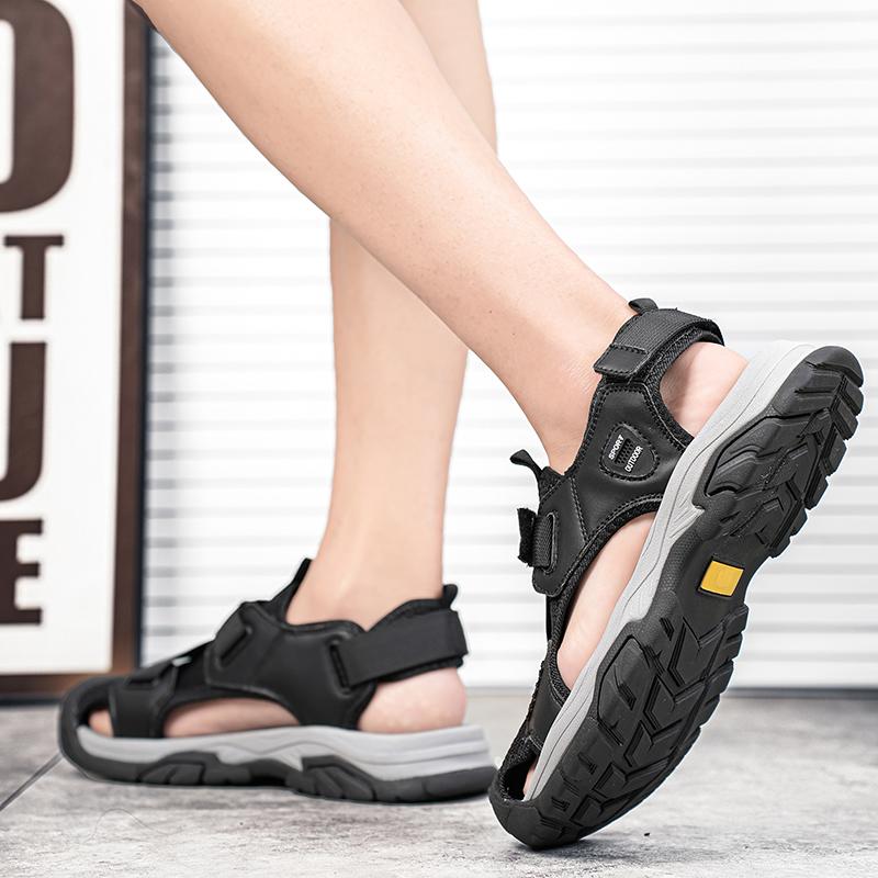 Módní letní venkovní sandály pro muže Prodyšné turistické boty Voda Pláž Pánské sandály Kempování Horolezectví Aqua Tenisky