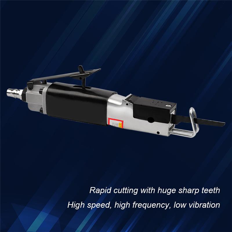 Pneumatic Reciprocating Saw Straight and Scroll Cut Air Body Saw Aluminum Alloy Hacksaw Cutting Tool Car Sheet Metal Cutting Saw