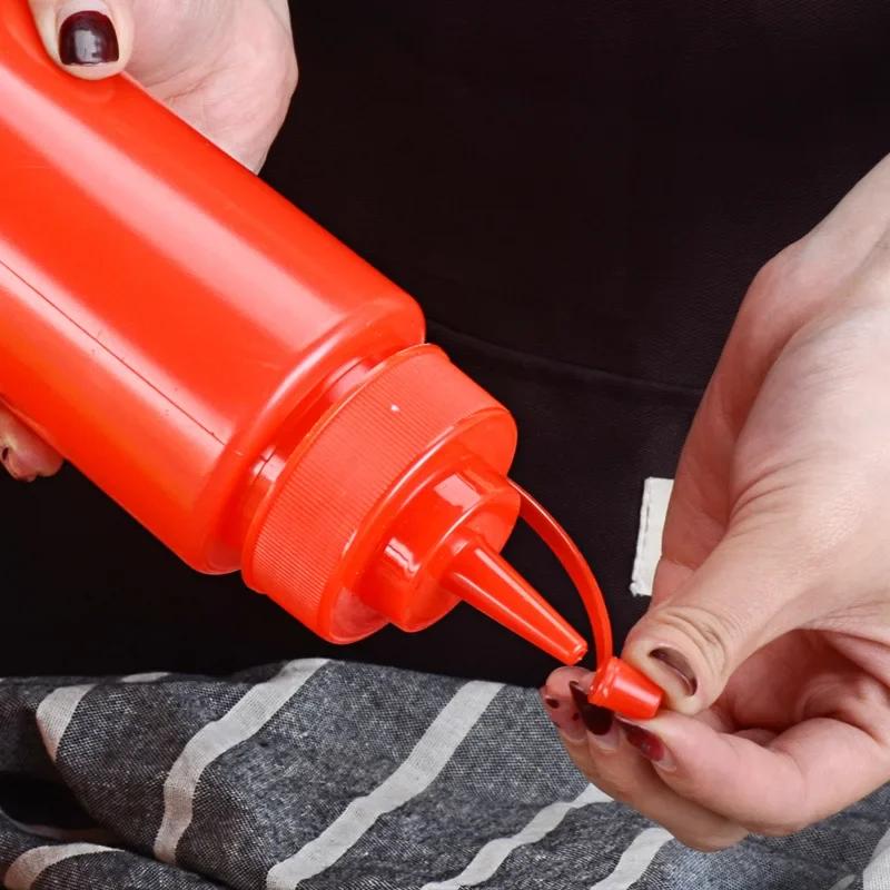 Butelki do wyciskania na przyprawy 250ML/360ML/450ML/650ML/800ML na keczup, musztardę, majonez, ostre sosy, butelki na oliwę z oliwek, gadżet kuchenny