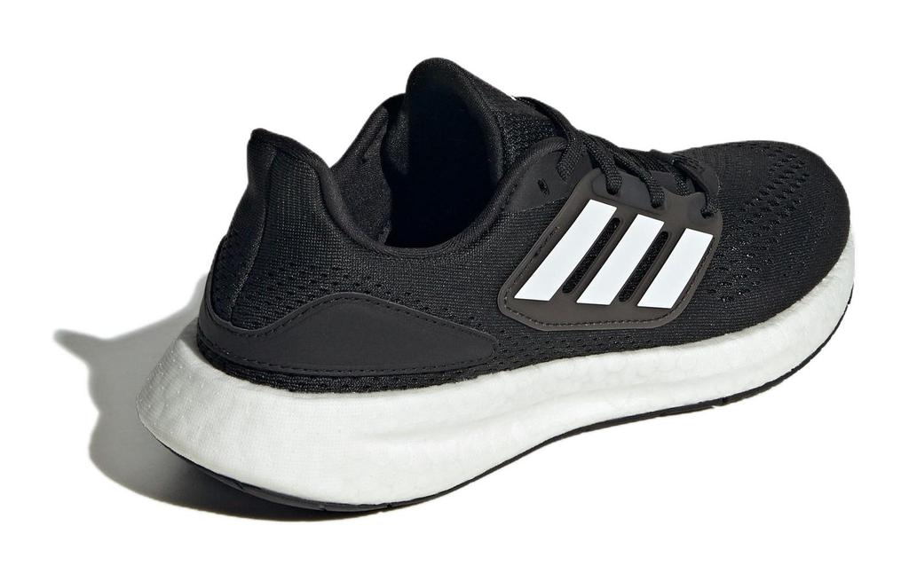 adidas Pure Boost Running Abrasion Resistant Breathable Low Top Kids' Running Shoes Black Teenagers ID8480