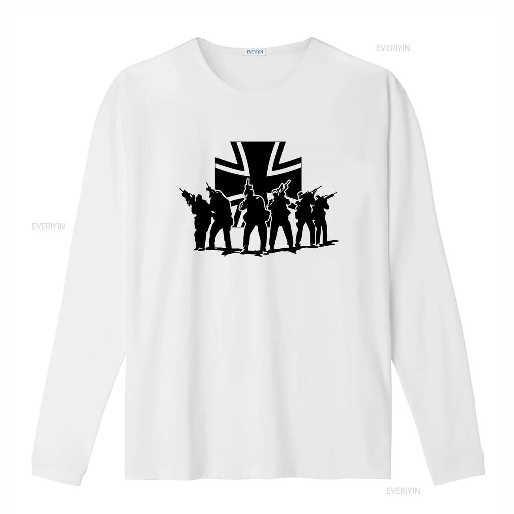 Bundeswehr Elite Special Unit Beam Cross T Shirt for Men Stylish and Unique Design vintage Washed Slightly