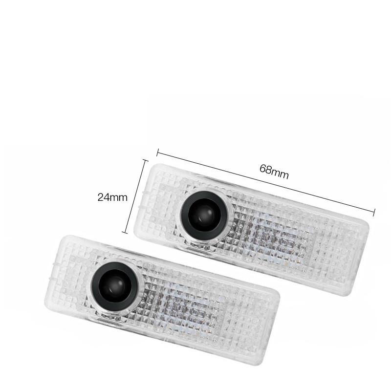2Pcs Car Emblem Welcome Lights Auto Door Projector Lamps Accessories For BMW M 50th Anniversary G30 G32 G01 G02 G05 G06 G07 G26