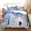 King Quen Lovers Beding Set Single Twin Ful Quen King-Sized Dimensionsd Dimensions Lover Oil Painting Bed Linen Set Aldult Kid Bedrom Duvetcover 012