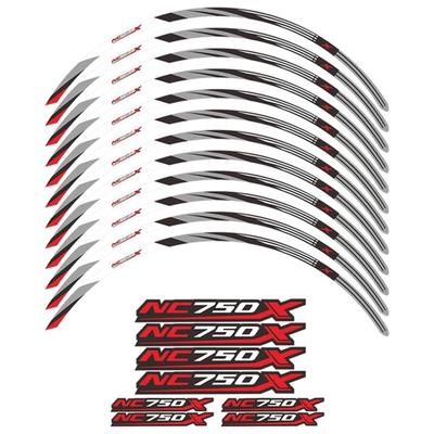 Motorcycle Wheel Sticker Reflective Stripe Tape Fit Honda NC750X NC750 NC 750 X 750X