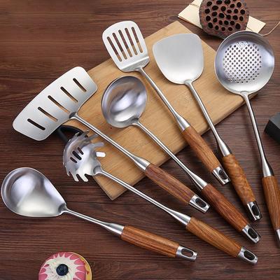 304 Staniless Steel Cooking Equpment Anti-scald Cooking Tool Sets Cookware Kitchen Utensils