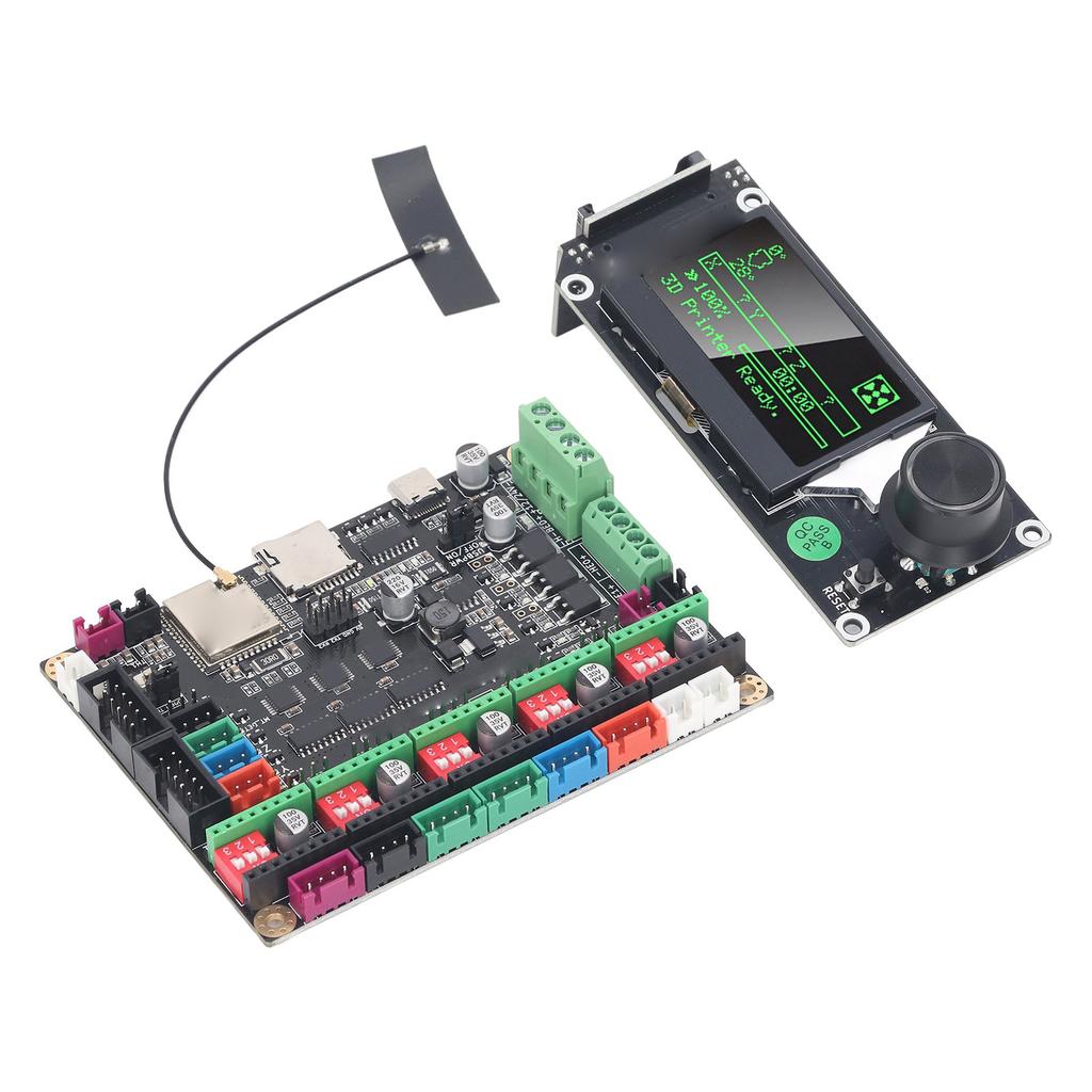 3D-Drucker Motherboard Kit Steuerplatine mit LCD-Bildschirm 5 A4988 Schrittmotortreiber Hauptplatine